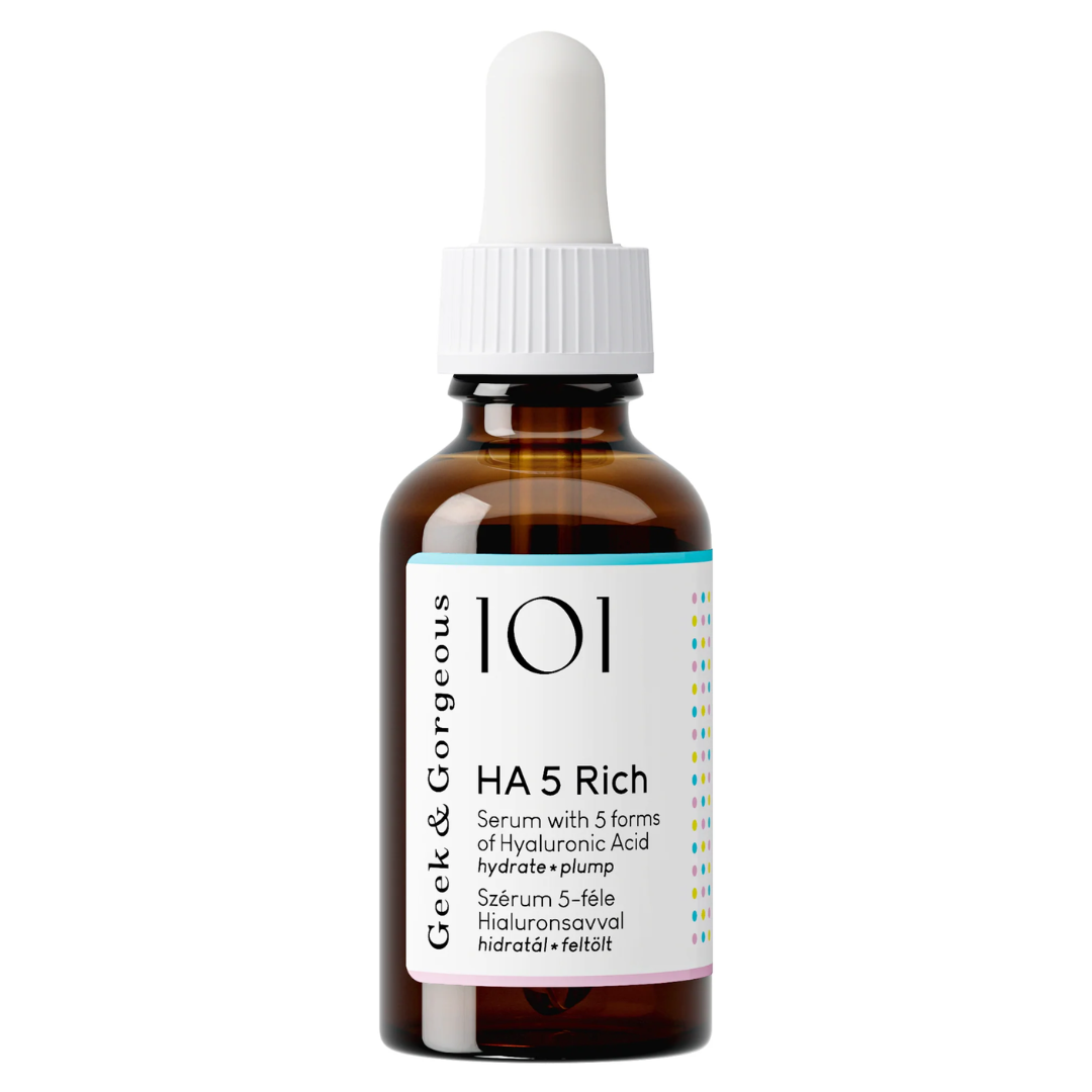 Geek & Gorgeous. HA 5 Rich Serum 30ml