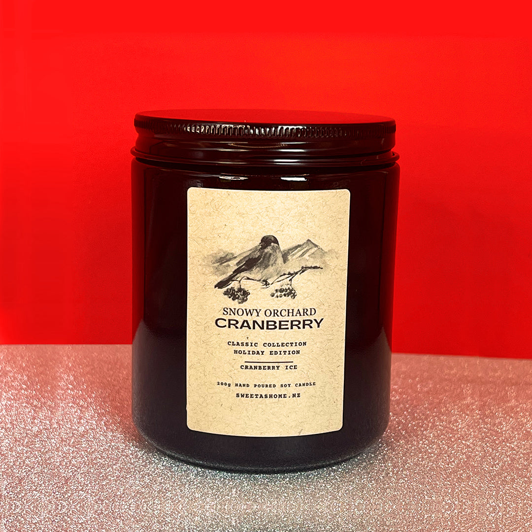Sweet as Home Snowy Orchard Cranberry (Cranberry Ice) Soy Wax Scented Candle
