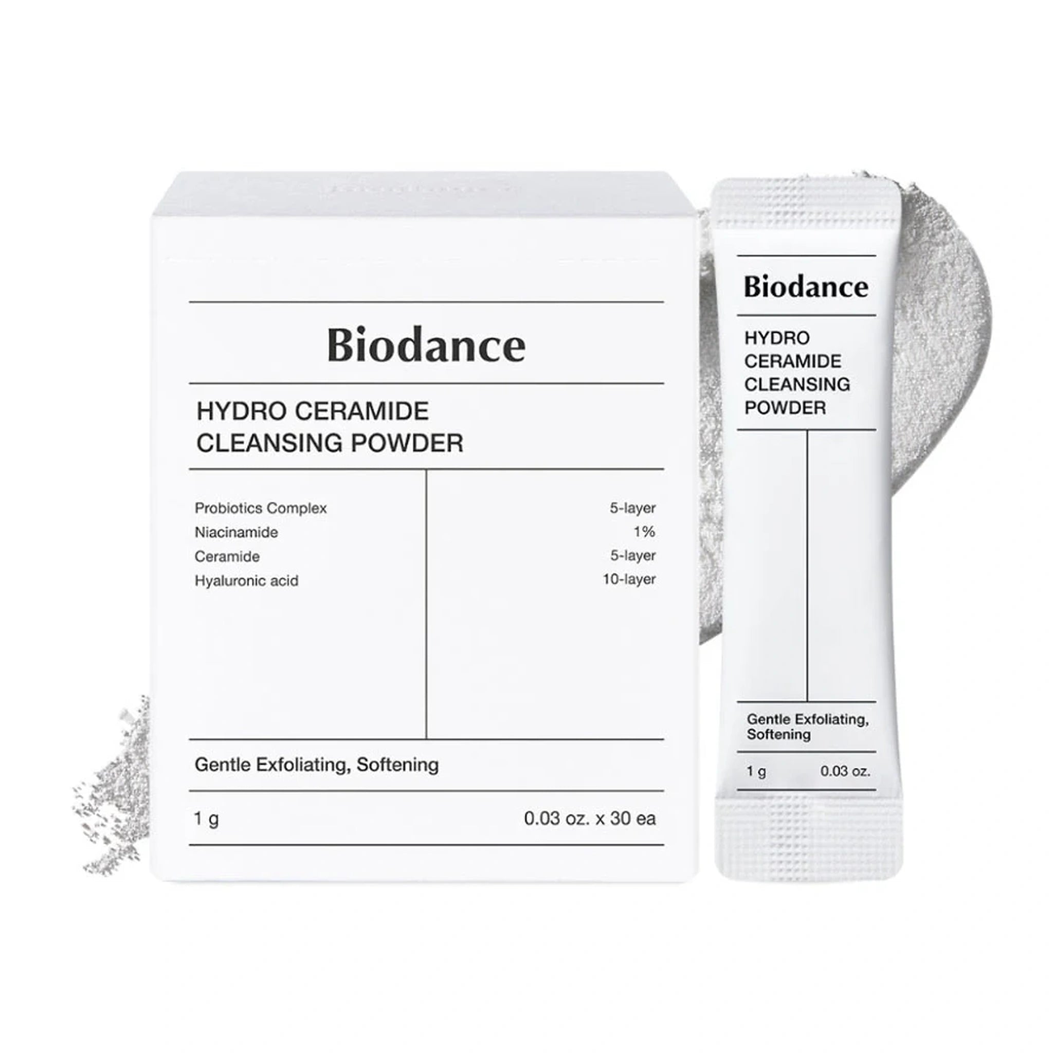 Biodance. Hydro Ceramide Cleansing Powder (1g * 30 Packets) | Lady Bonita | Korean beauty NZ