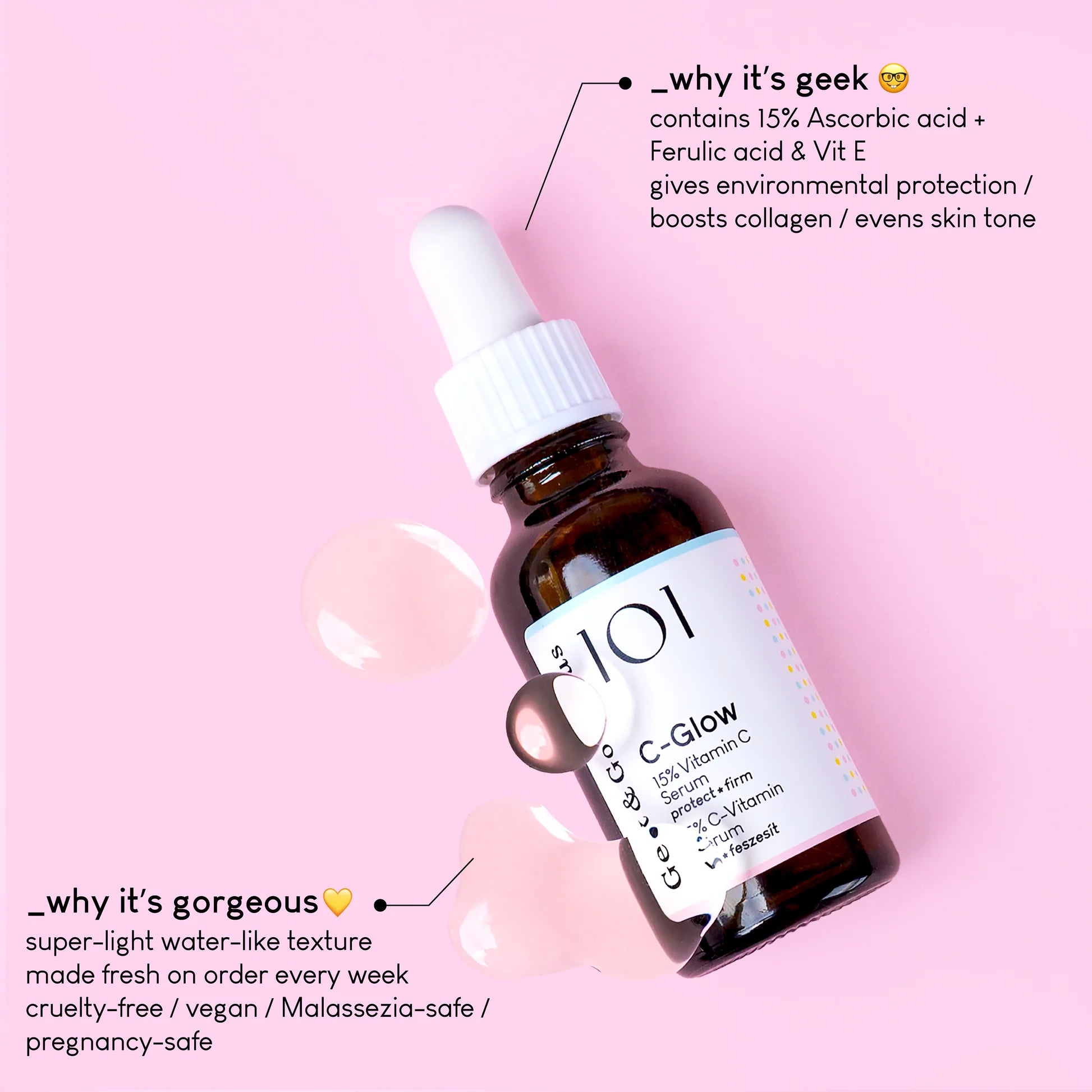 Geek & Gorgeous. C-Glow Serum 30ml
