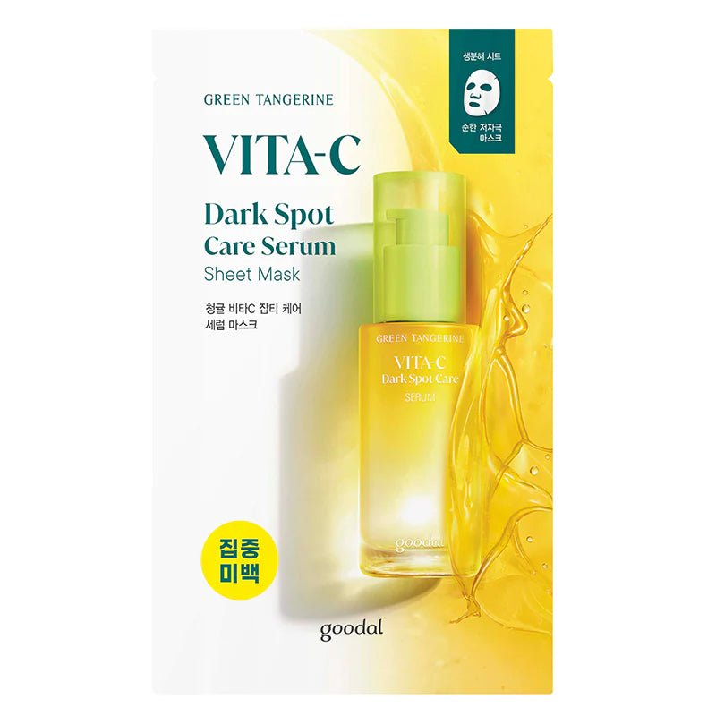 Goodal. Green Tangerine Vita C Dark Spot Care Serum Sheet Mask 28g