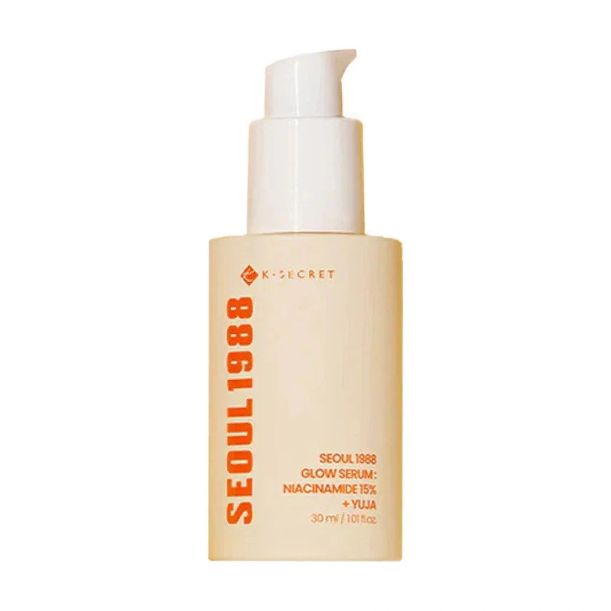 K-Secret. Seoul 1988 Glow Serum: Niacinamide 15% + Yuja 30ml | Lady Bonita | Korean beauty NZ