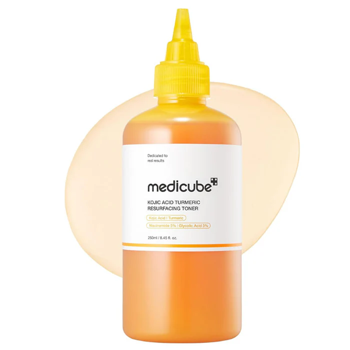 Medicube. Kojic Acid Turmeric Resurfacing Toner 250ml | Lady Bonita | Korean beauty NZ