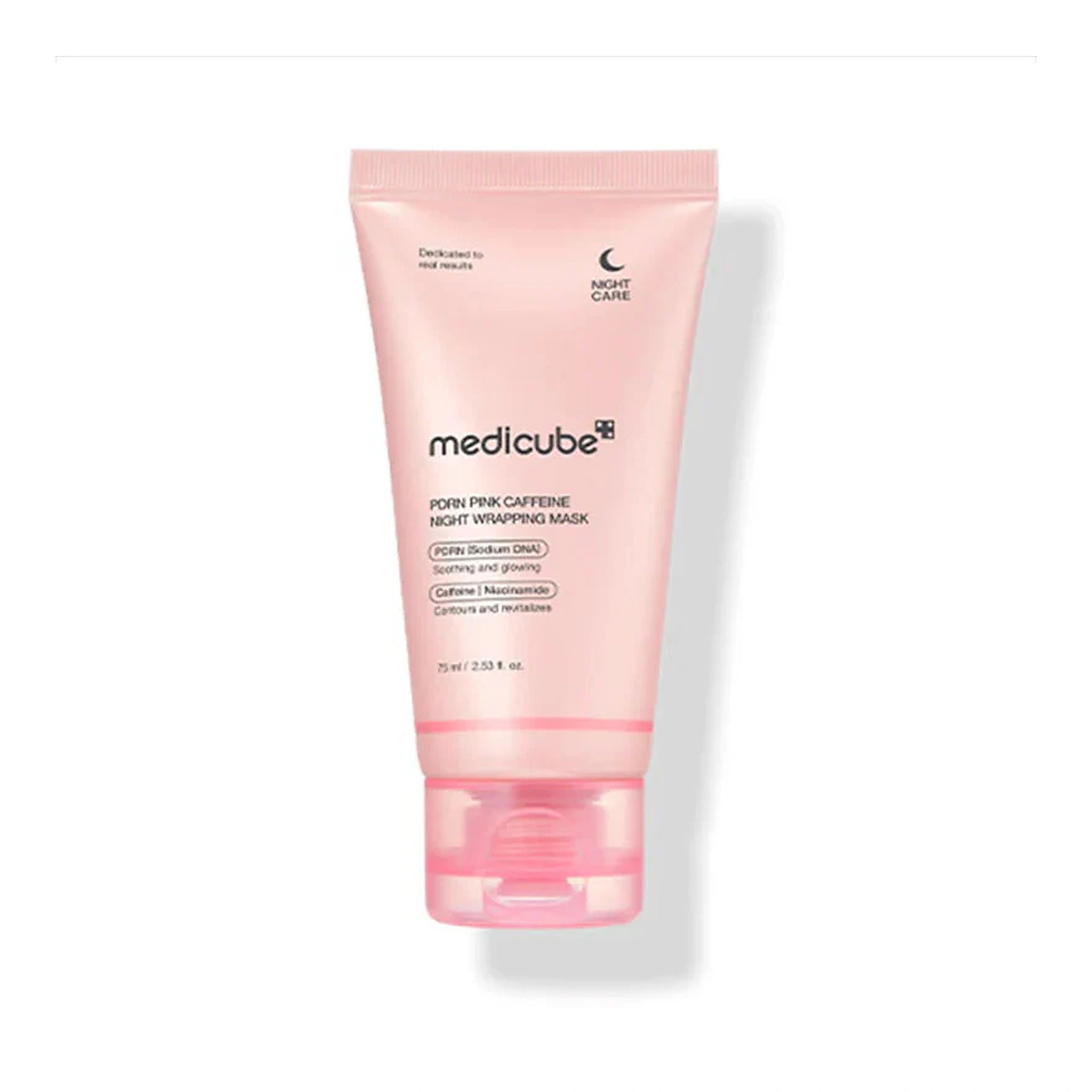 Medicube. PDRN Pink Caffeine Night Wrapping Mask 75ml | Lady Bonita | Korean beauty NZ