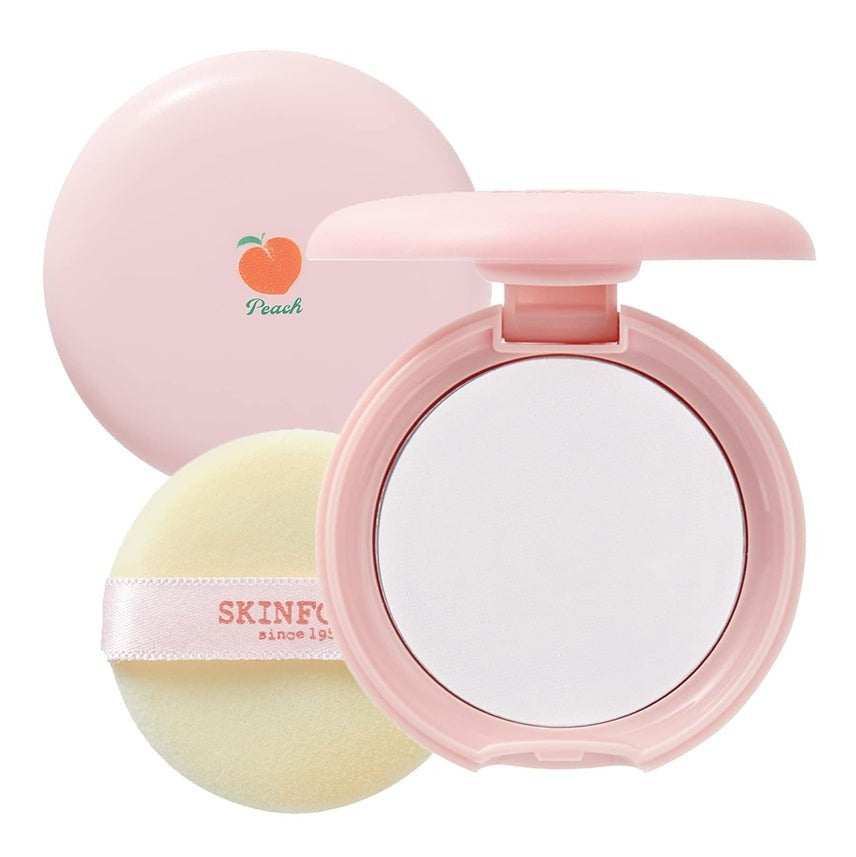 Skinfood. Peach Cotton Pore Blur Pact | Lady Bonita | Korean beauty NZ