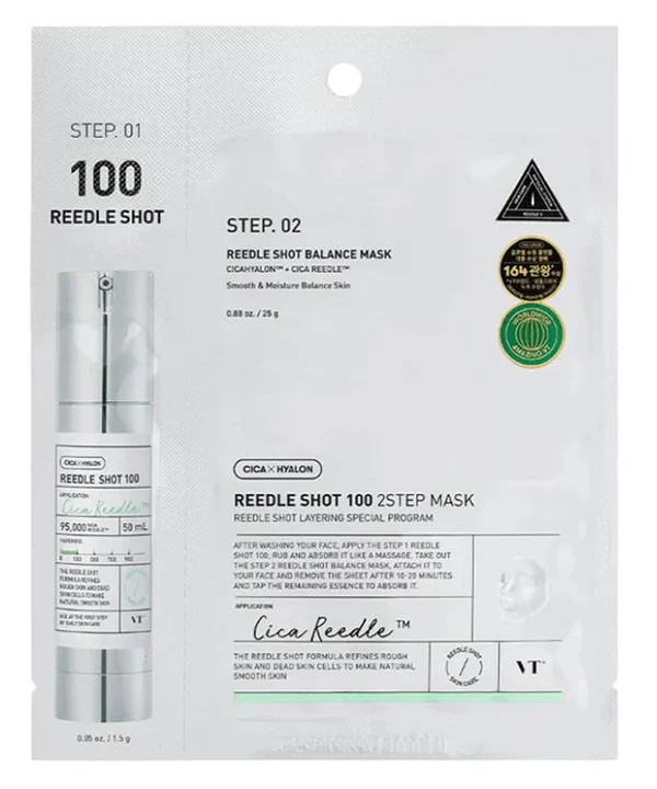 VT Cosmetics. Reedle Shot 100 (2-Step Mask) | Lady Bonita | Korean beauty NZ