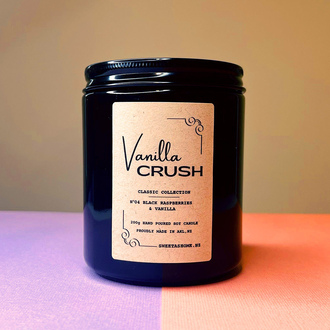 Sweet as Home Vanilla Crush (Black Raspberries & Vanilla) Soy Wax Scented Candle