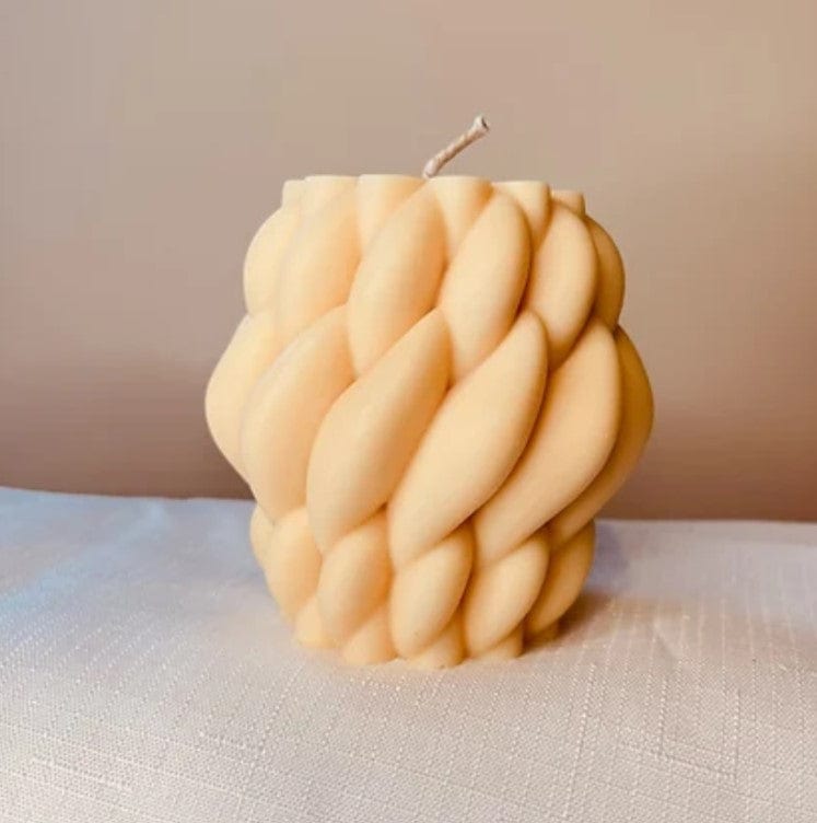 Wool Ball Shape Candle Unscented - Lady Bonita