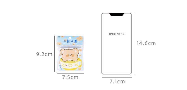 100pcs Cute Sticky notes ( Bear / Bunny) Sticky Notes - Lady Bonita