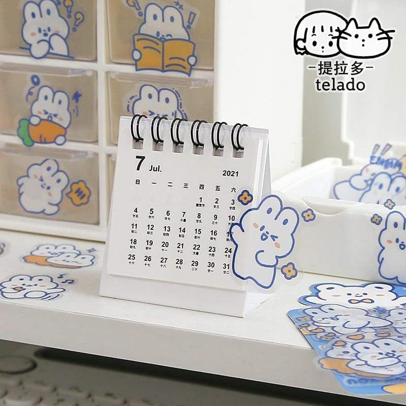 40 Pcs Cute Cartoon Bear Sticker Decorative Stickers - Lady Bonita