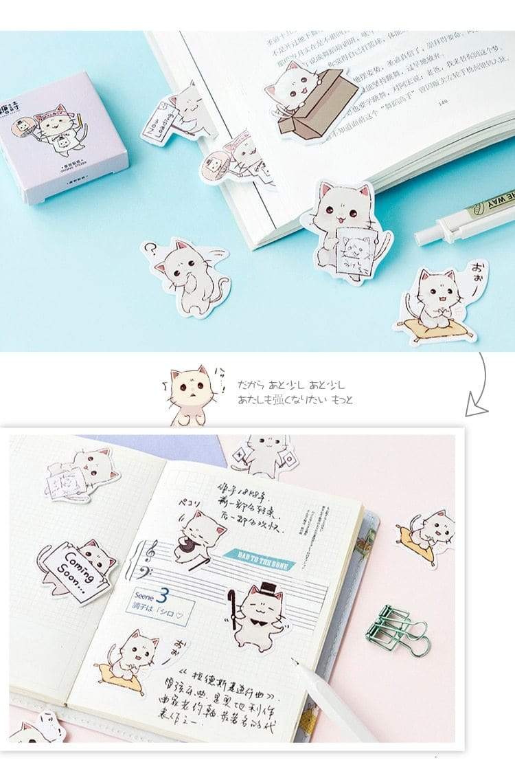 45pcs Cartoon Animal Stickers Decorative Stickers - Lady Bonita