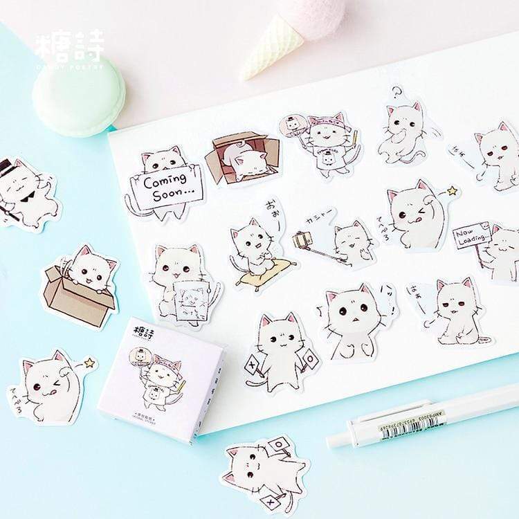 45pcs Cartoon Animal Stickers Decorative Stickers - Lady Bonita