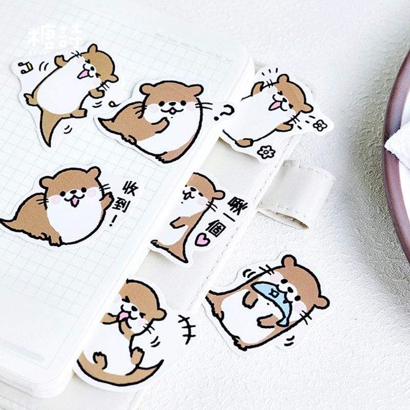 45PCS Funny Cartoon Animal Stickers Decorative Stickers - Lady Bonita