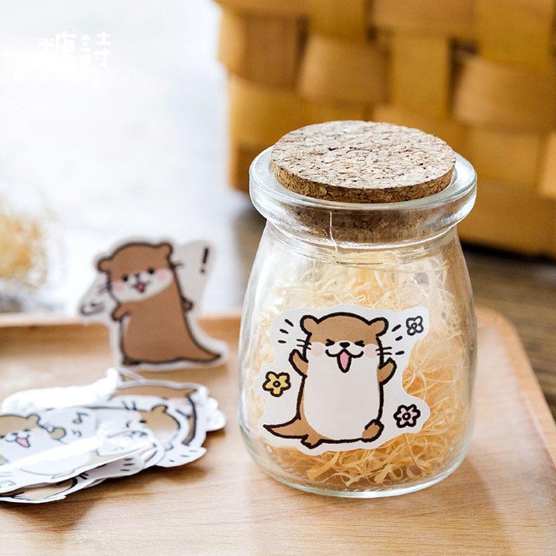 45PCS Funny Cartoon Animal Stickers Decorative Stickers - Lady Bonita