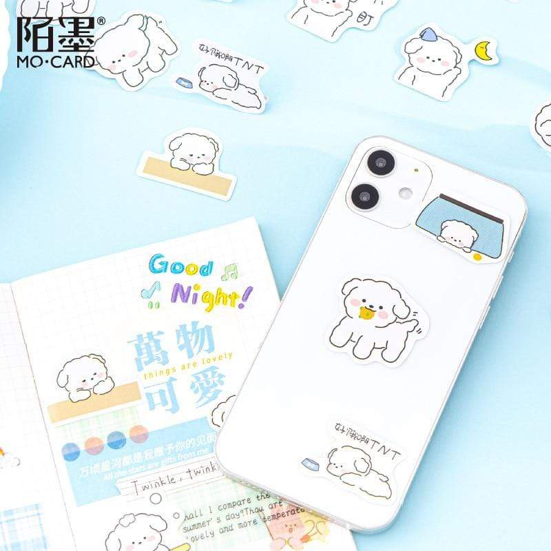 46 Pcs Cute Doggy Stickers Decorative Stickers - Lady Bonita