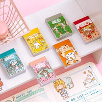 50 Sheets Adorable Cartoon Stickers Decorative Stickers - Lady Bonita