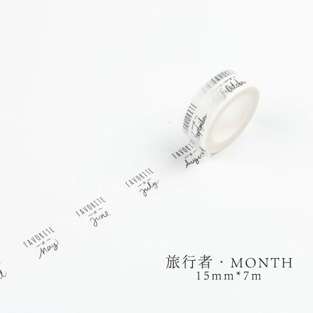 7M Wide Creative Cute Travel Diary Decorative Adhesive Washi Tape Diy Scrapbooking Masking Tape School Office Supply Papelaria A - Lady Bonita