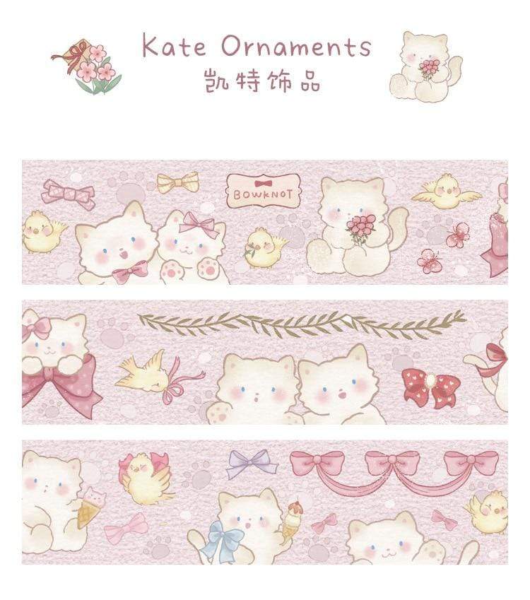 Adorable Friends Washi Tape (Kitty / Bear/ Bunny/ Teddy) Washi Tapes - Lady Bonita