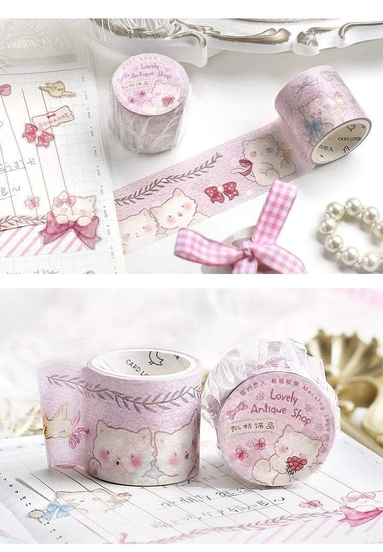 Adorable Friends Washi Tape (Kitty / Bear/ Bunny/ Teddy) Washi Tapes - Lady Bonita