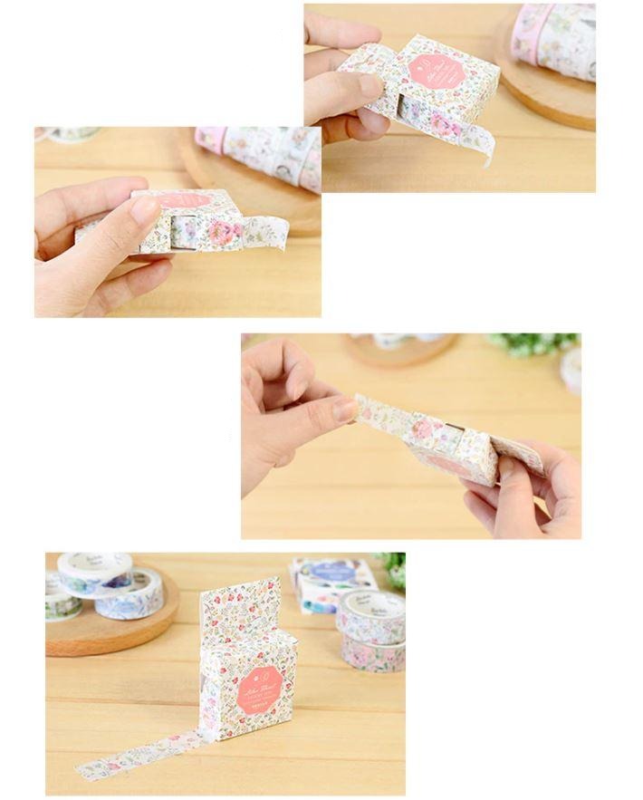 Colorful Creative Washi Tapes ( Doughnuts / Feather - Lady Bonita