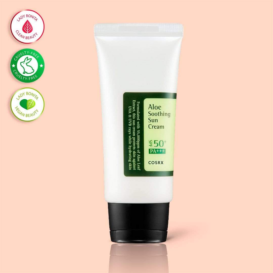 Cosrx. Aloe Soothing Sun Cream SPF50 PA+++ SUN CREAM - Lady Bonita