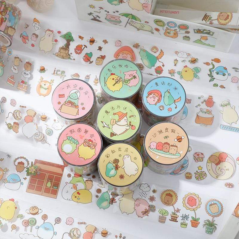 Cute Animal Friends Washi Tape Washi Tapes - Lady Bonita