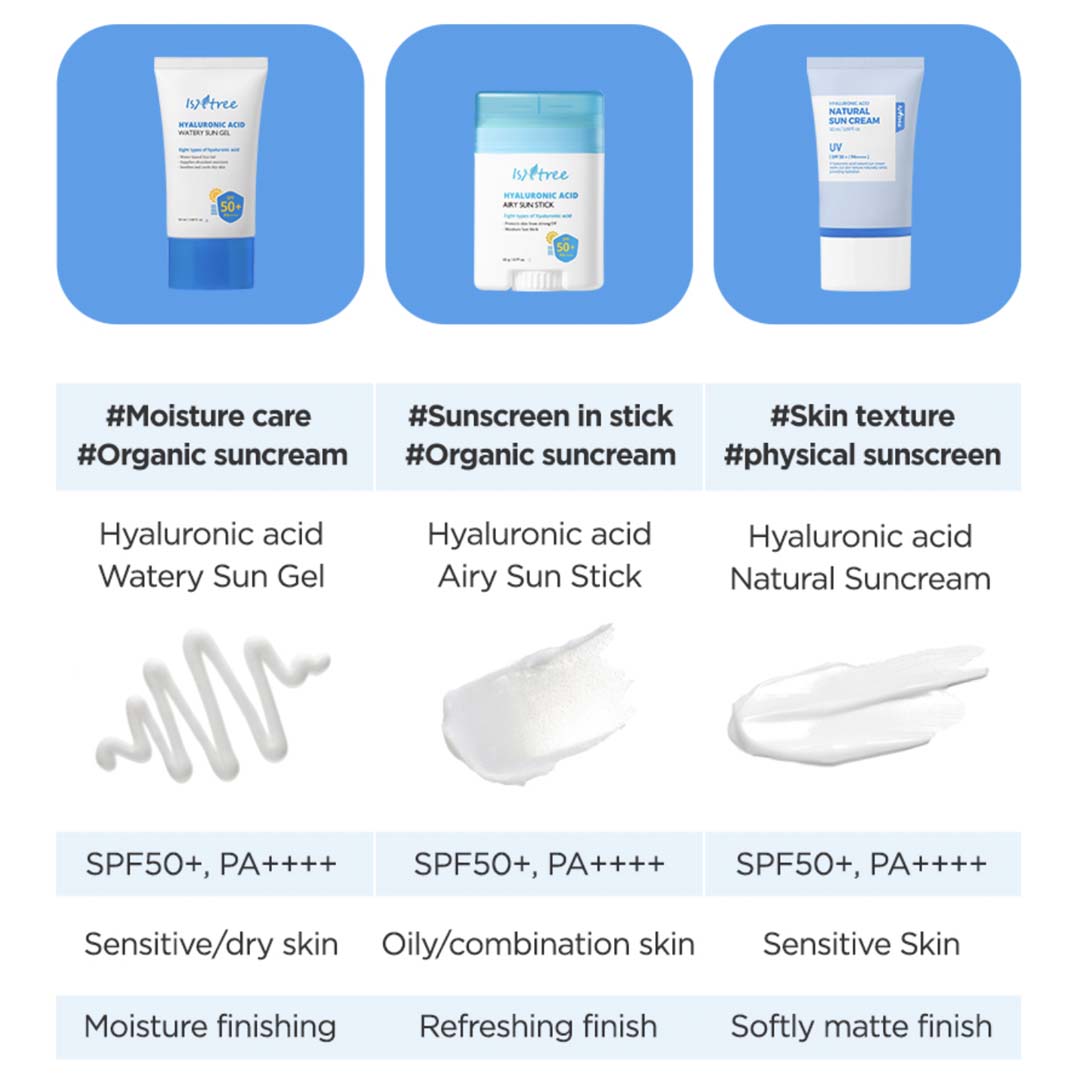 Isntree. Hyaluronic Acid Airy Sun Stick SPF50+ PA++++ SUNSCREEM - Lady Bonita