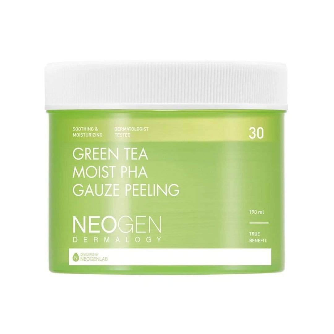 NEOGEN DERMALOGY. Green Tea Moist PHA Gauze Peeling 190ml CHEMICAL EXFOLIATING - Lady Bonita