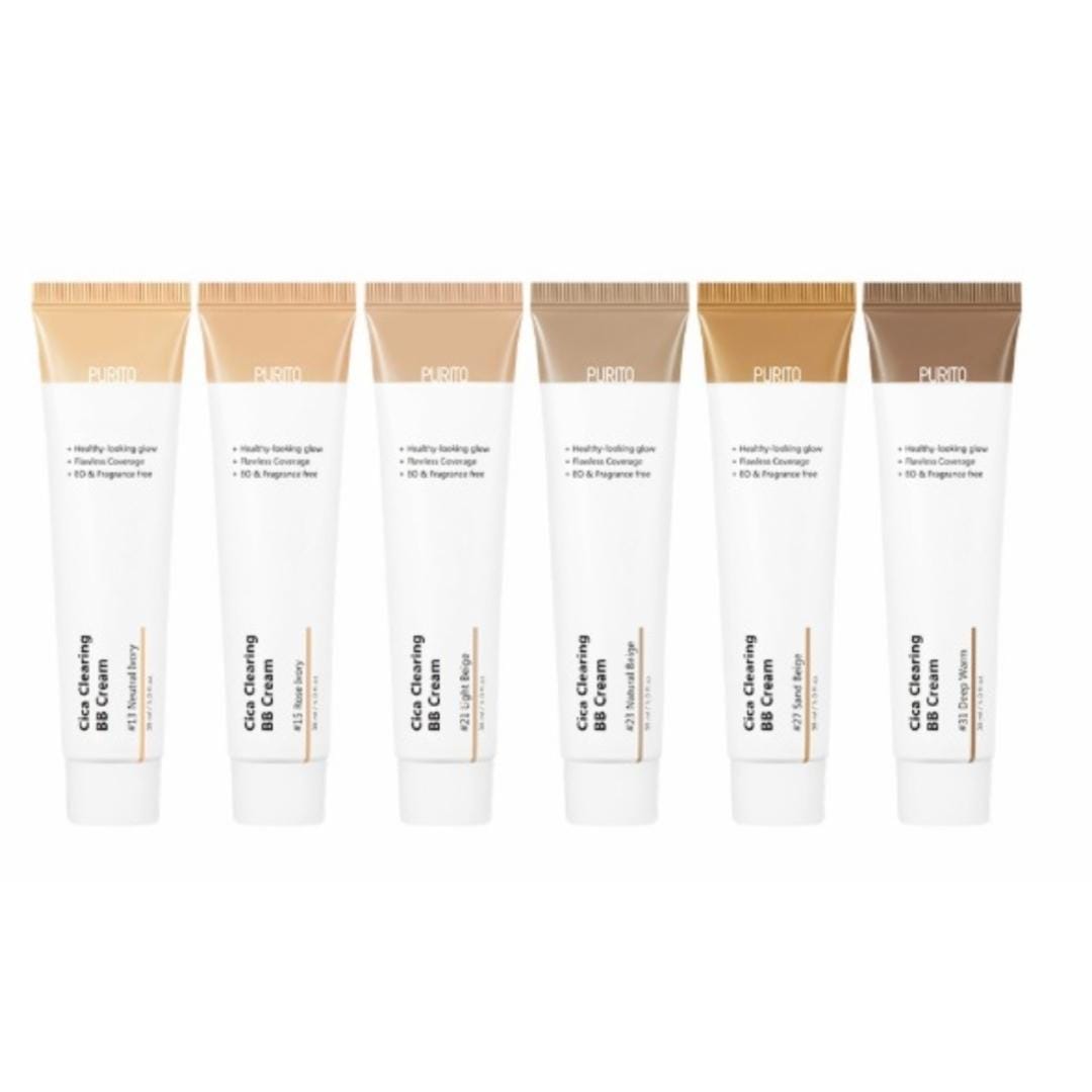 Purito. Cica Clearing BB Cream [﻿#15 Rose Ivory] Foundations & Concealers - Lady Bonita