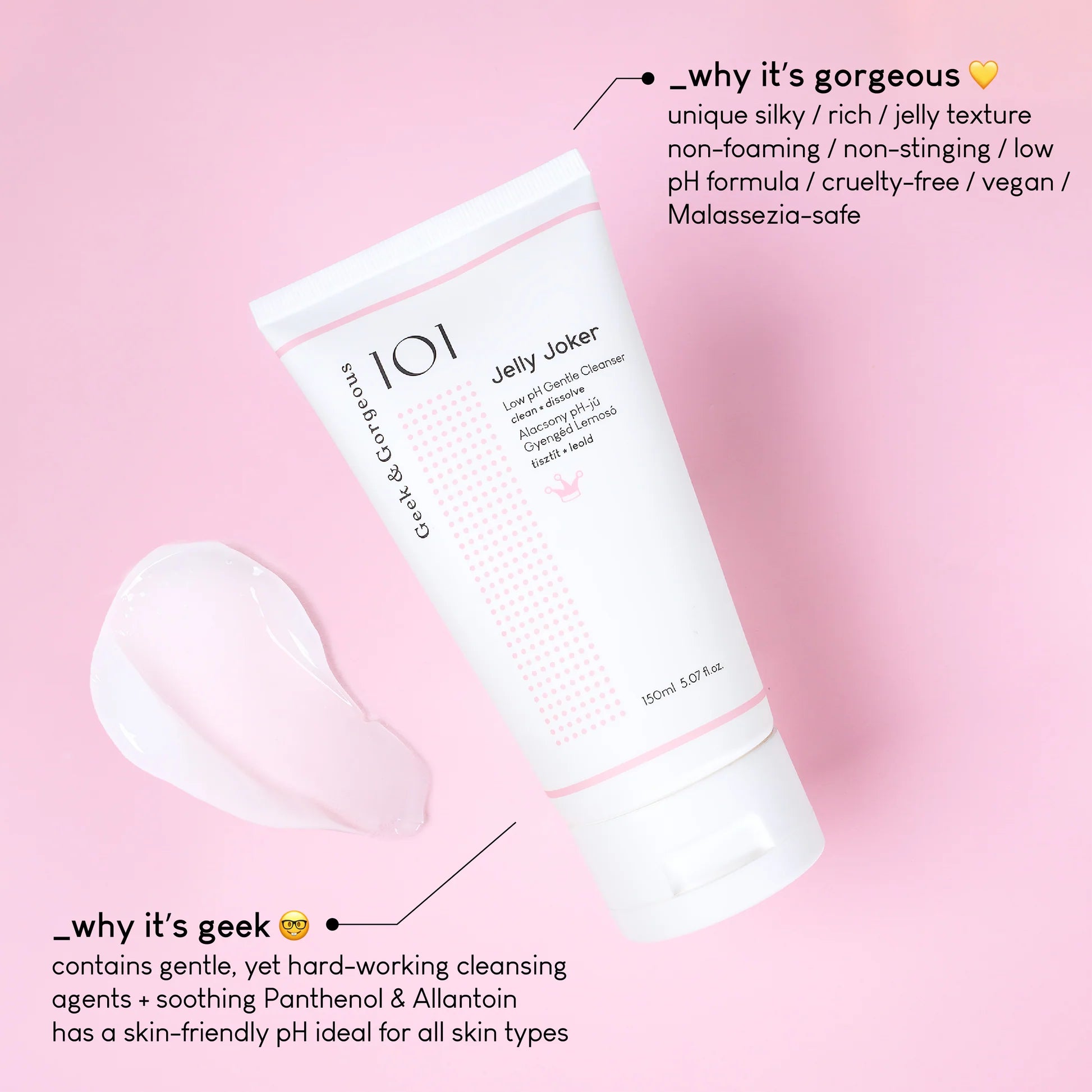 buy geek gorgeous jelly joker cleanser 150ml