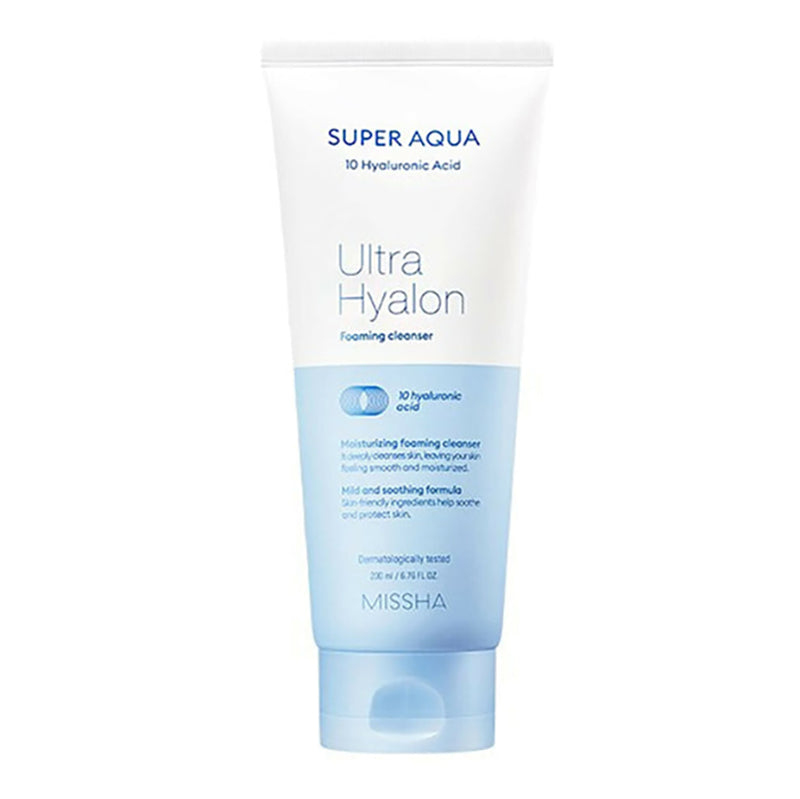 Missha. Super Aqua Ultra Hyalron Foaming Cleanser 200ml