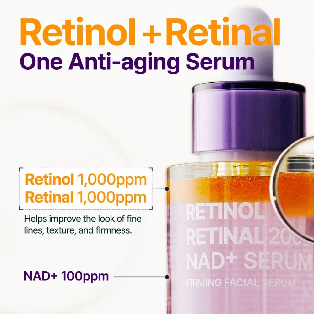 Purito Seoul. Retinol Retinal 2000 NAD+ Serum 30ml