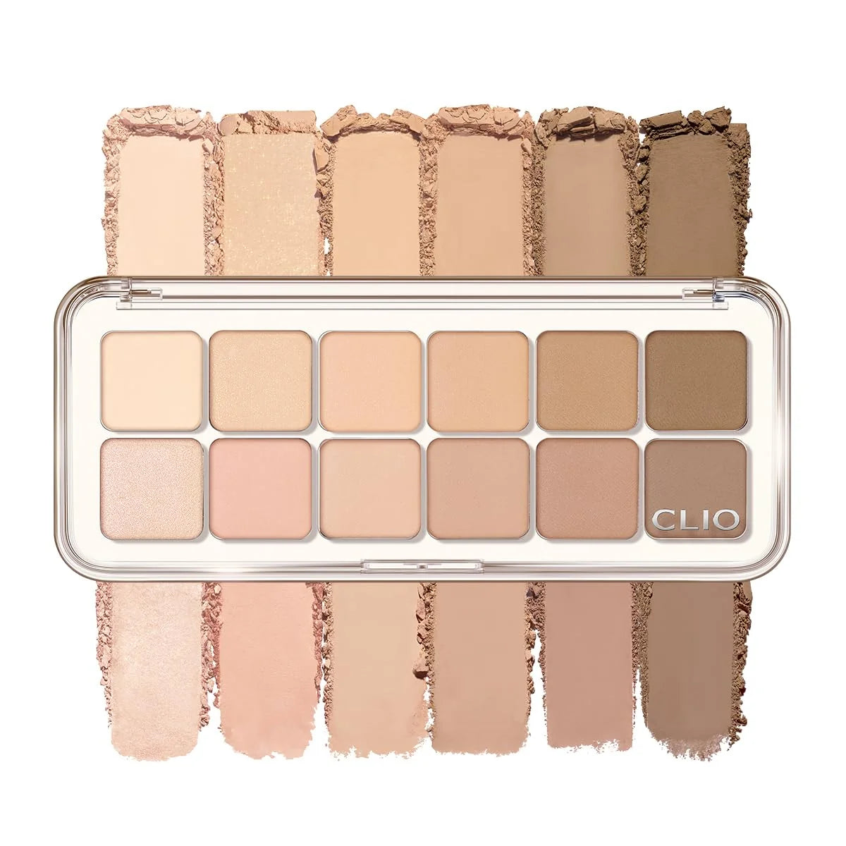Clio. Pro Eye Palette Air (0.6g x 12) [08 Latte Senior]