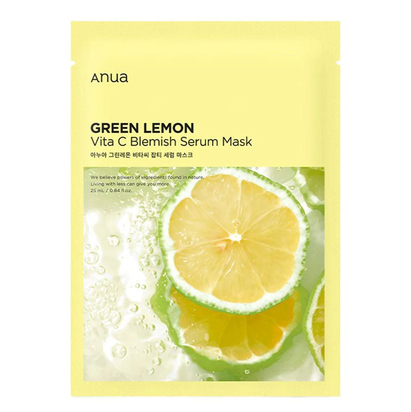 Anua. Green Lemon Vita C Blemish Serum Mask 25ml