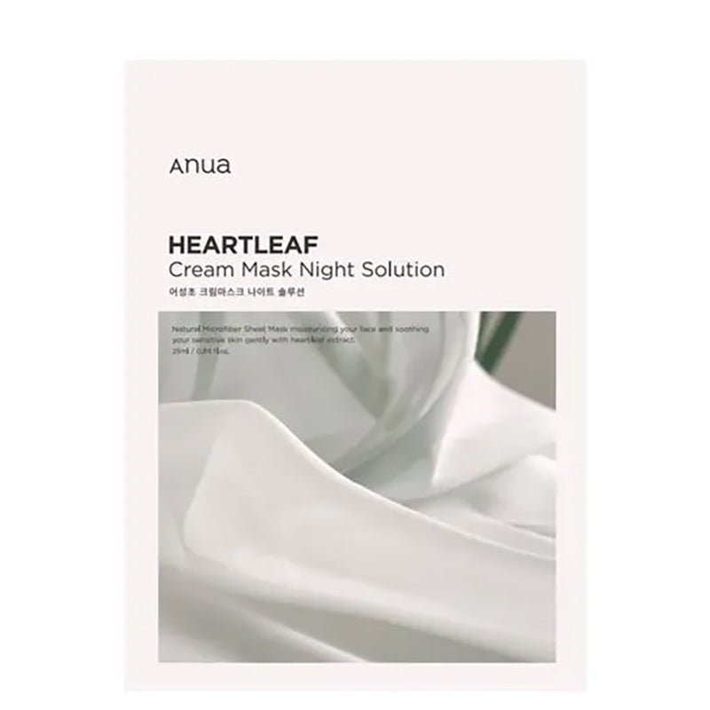 Anua. Heartleaf Cream Mask Night Solution 25ml
