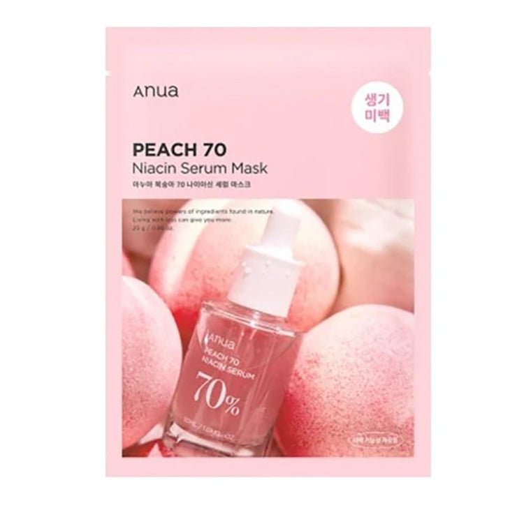 Anua. Peach 70 Niacin Serum Mask 25ml