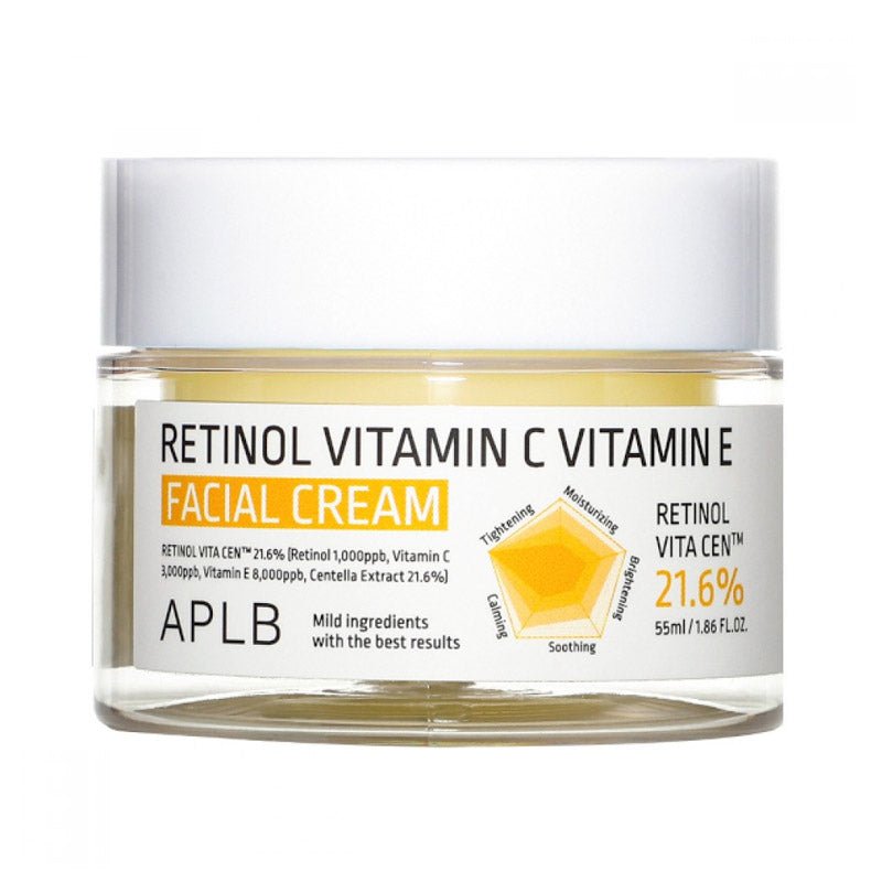 APLB. Retinol Vitamin C Vitamin E Facial Cream 55ml