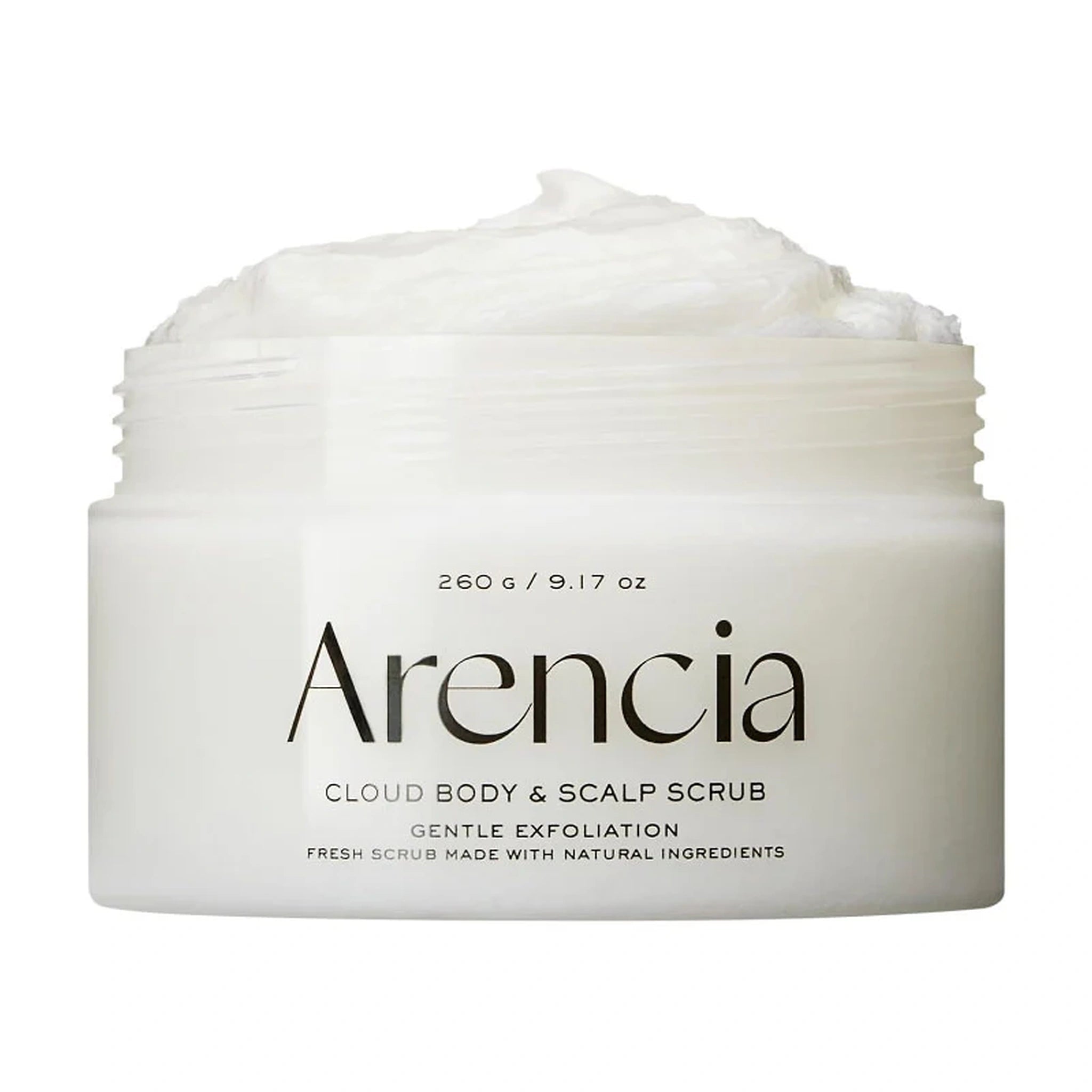 Arencia. Fresh Cloud Body & Scalp Scrub 260g [Black Tea & Yuzu] | Lady Bonita | Korean beauty NZ