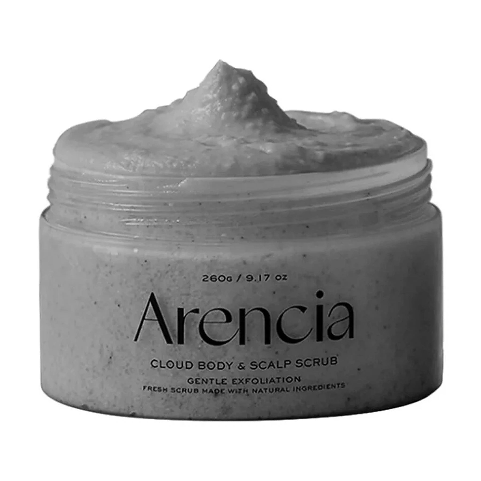 Arencia. Fresh Cloud Body & Scalp Scrub 260g [Black Tea & Yuzu] | Lady Bonita | Korean beauty NZ