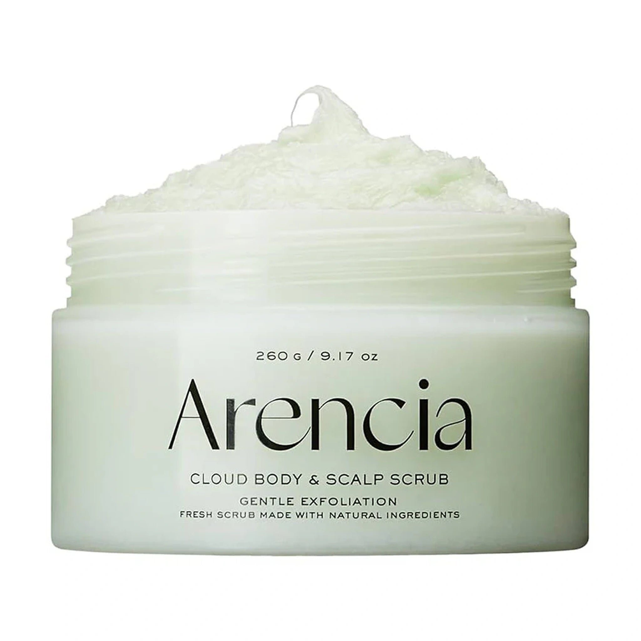 Arencia. Fresh Cloud Body & Scalp Scrub 260g [Geranium & Primrose] | Lady Bonita | Korean beauty NZ