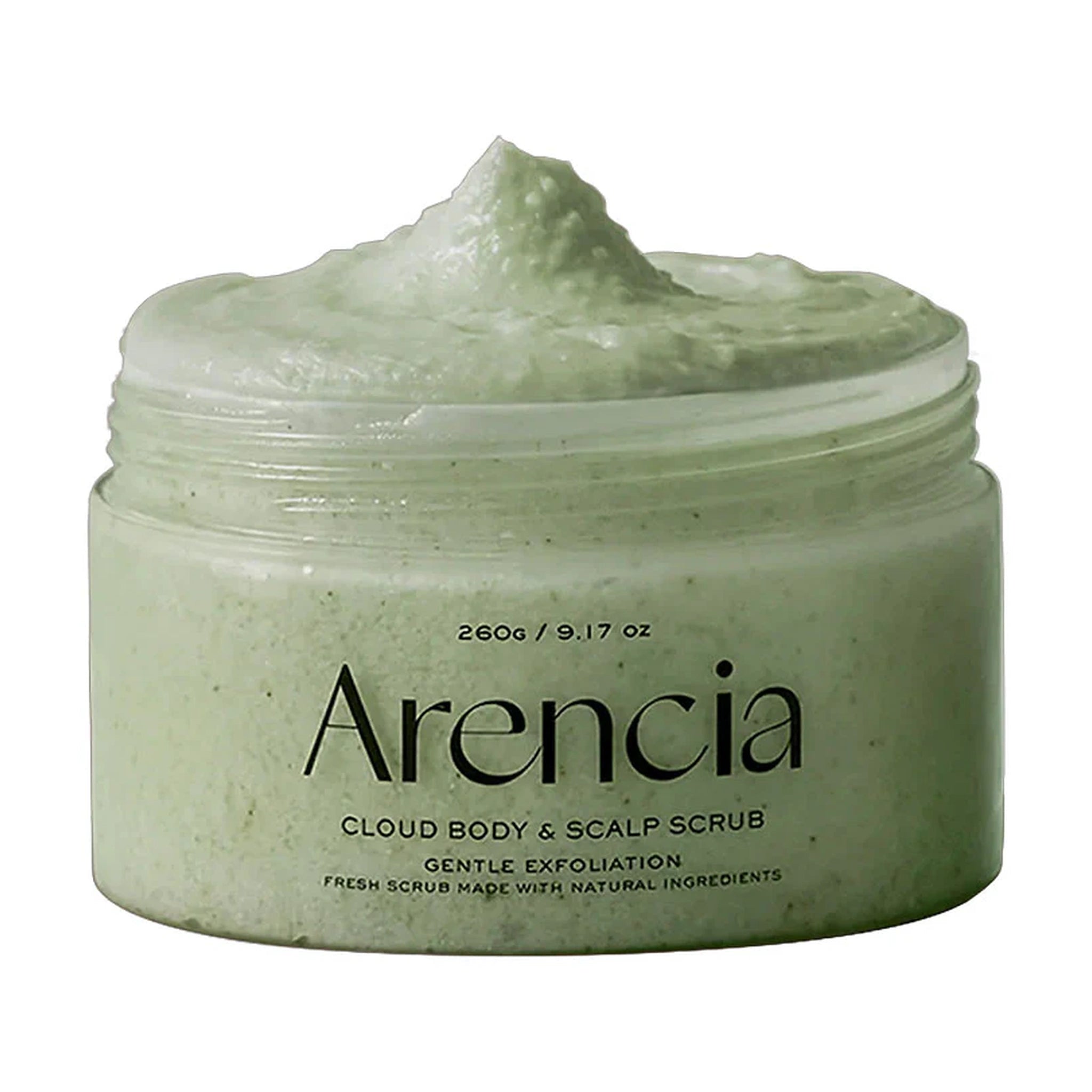 Arencia. Fresh Cloud Body & Scalp Scrub 260g [Geranium & Primrose] | Lady Bonita | Korean beauty NZ