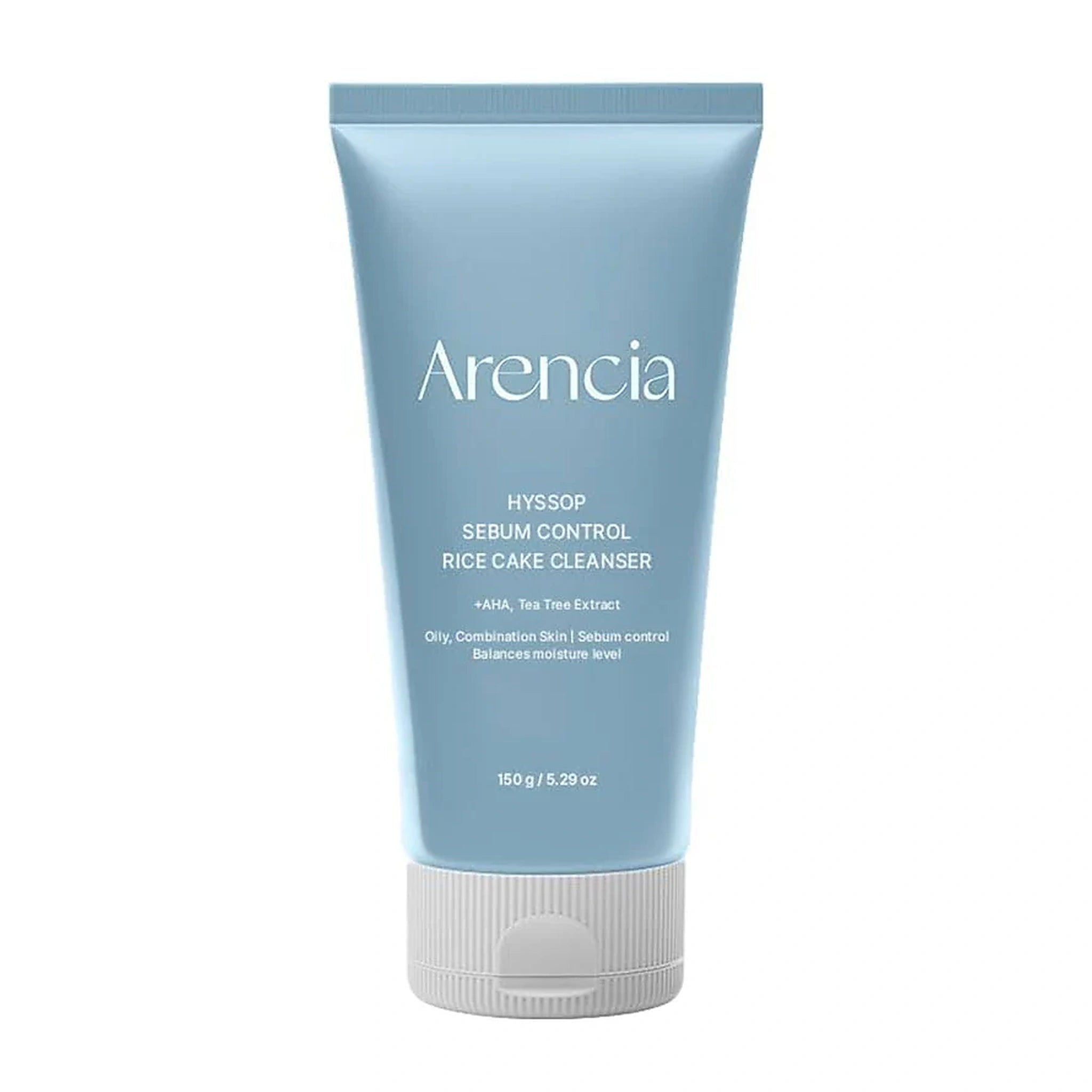 Arencia. Hyssop Sebum Control Rice Cake Cleanser 150g | Lady Bonita | Korean beauty NZ