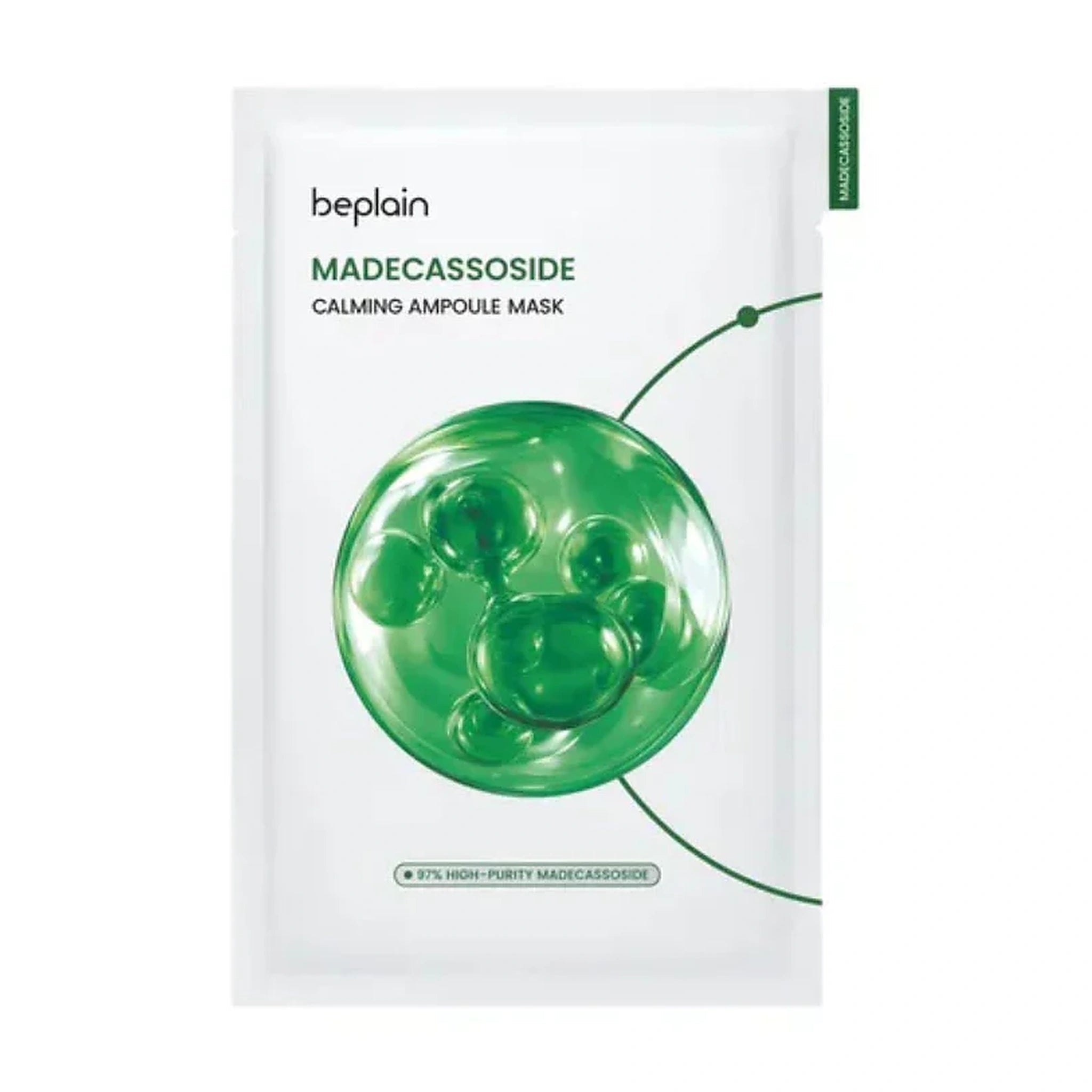 Be Plain. Madecassoside Calming Ampoule Mask 24ml [1 Mask] | Lady Bonita | Korean beauty NZ