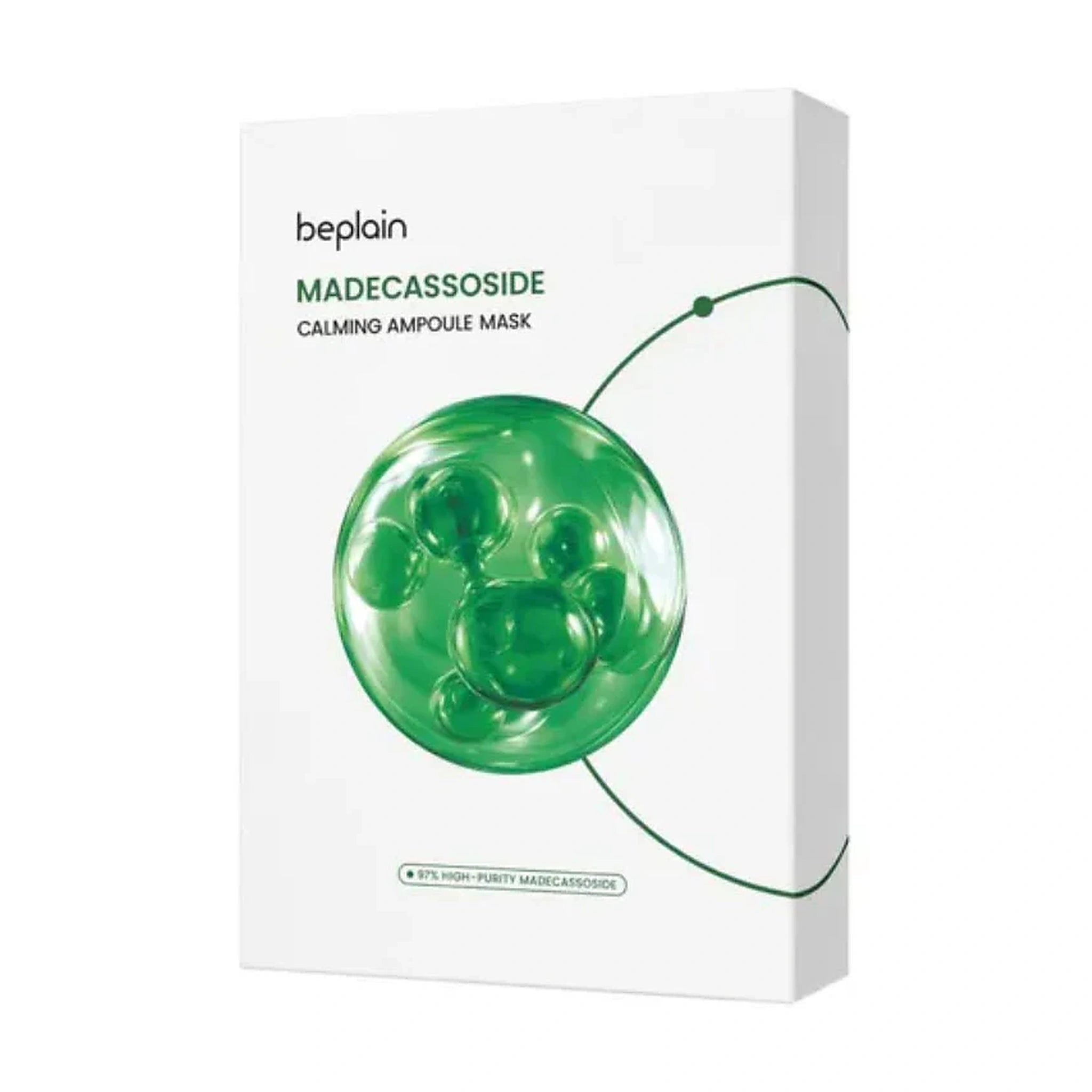 Be Plain. Madecassoside Calming Ampoule Mask 24ml [1 Mask] | Lady Bonita | Korean beauty NZ