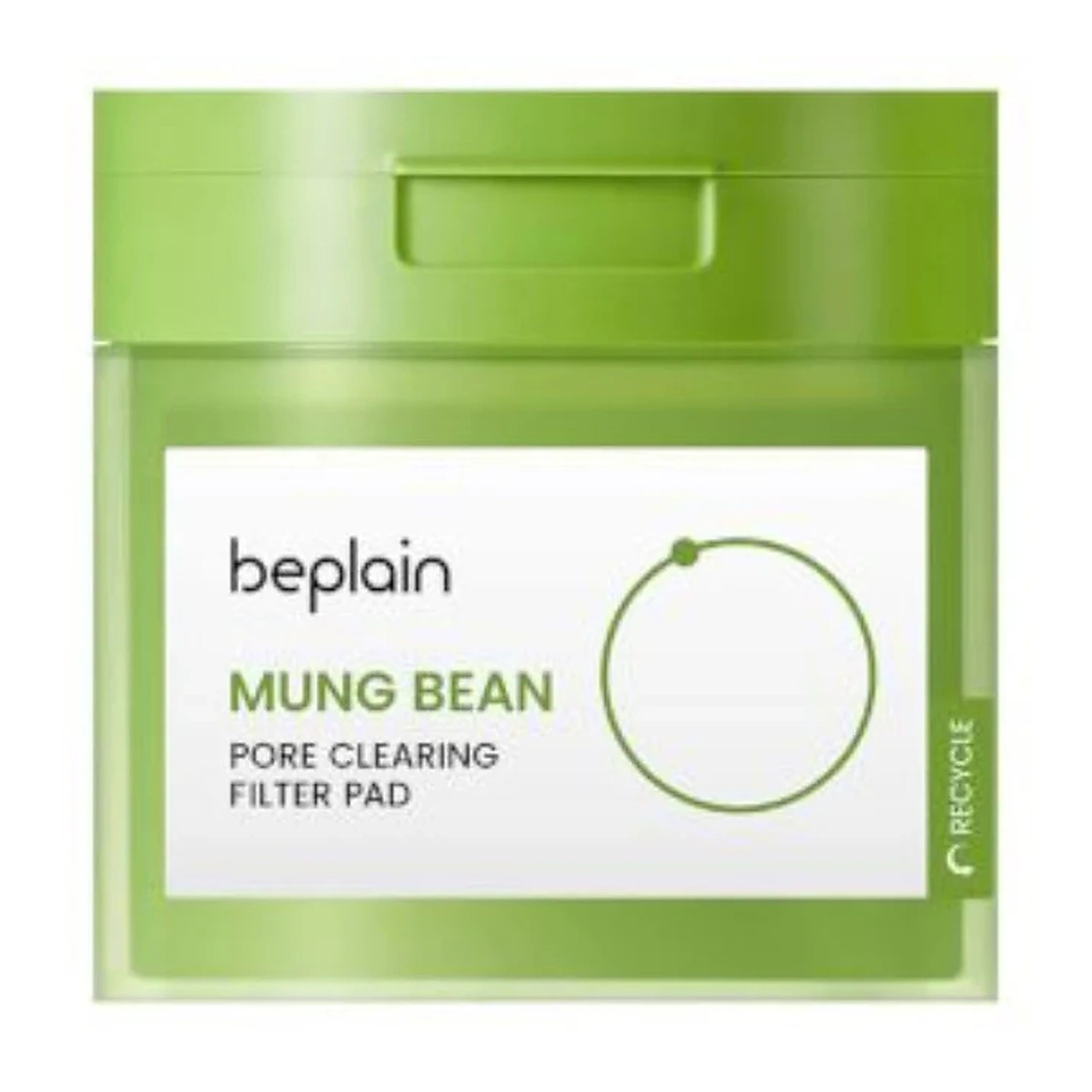 Be Plain. Mung Bean Pore Clearing Filter Pad (70 Pads) | Lady Bonita | Korean beauty NZ