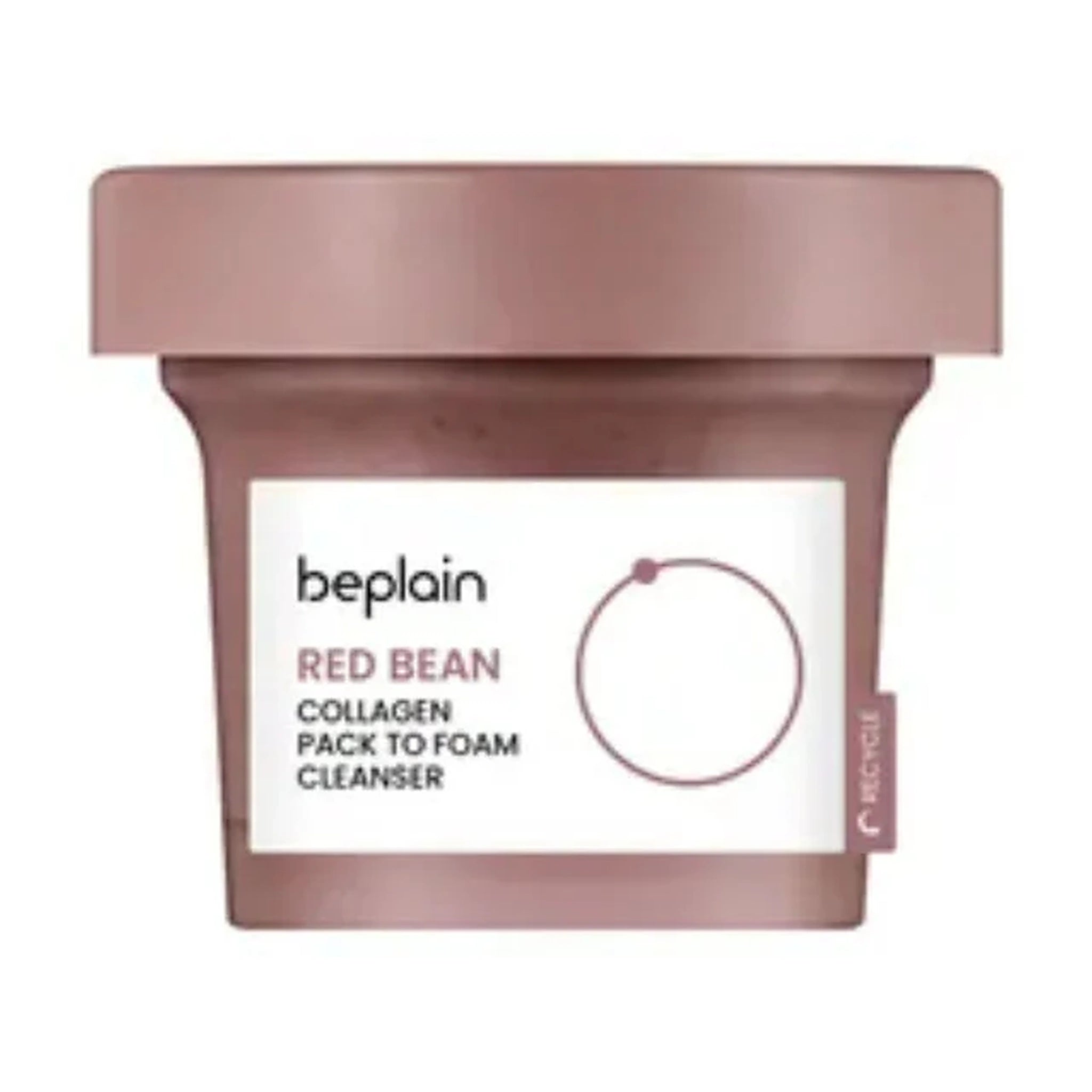 Be Plain. Red Bean Collagen Pack To Foam Cleanser 100ml | Lady Bonita | Korean beauty NZ
