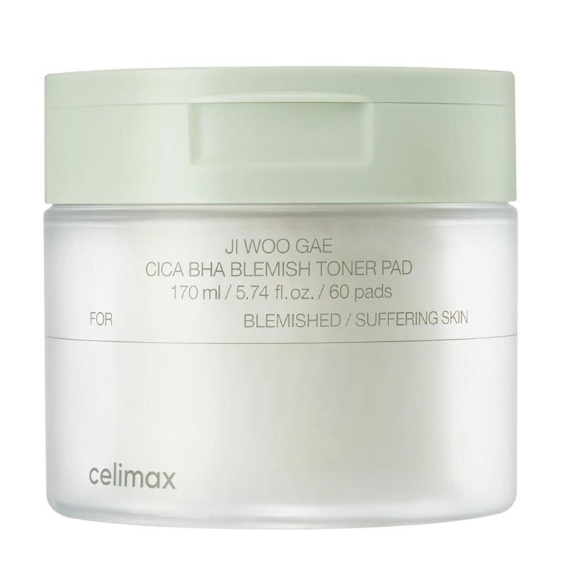 Celimax. Ji Woo Gae Cica BHA Blemish Toner Pad (60 Pads)