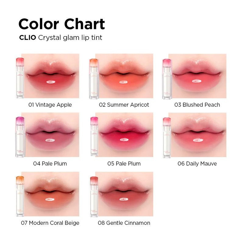 Clio. Crystal Glam Tint 3.4g [06 Daily Mauve] | Lady Bonita | Korean beauty NZ