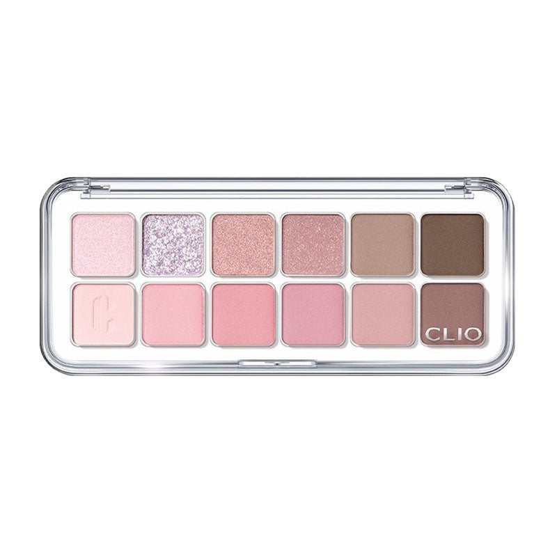 Clio. Pro Eye Palette Air (0.6g x 12) [02 Rose Connect] | Lady Bonita | Korean beauty NZ