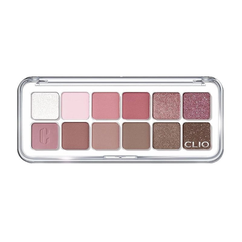 Clio. Pro Eye Palette Air (0.6g x 12) [02 Rose Connect] | Lady Bonita | Korean beauty NZ